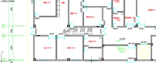 制药厂前处理车间平面图
