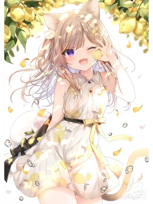 动漫卡通人物好看的小姐姐颜色不要太好看