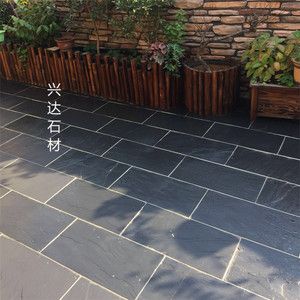 天然青石板别墅庭院花园地砖户外仿古文化石室外防滑耐磨地面石材
