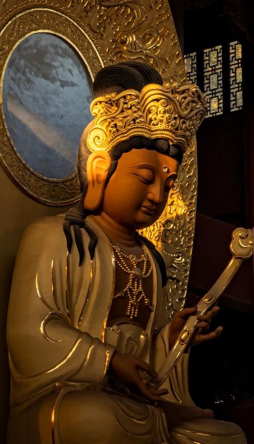 灵隐寺华严殿文殊菩萨像