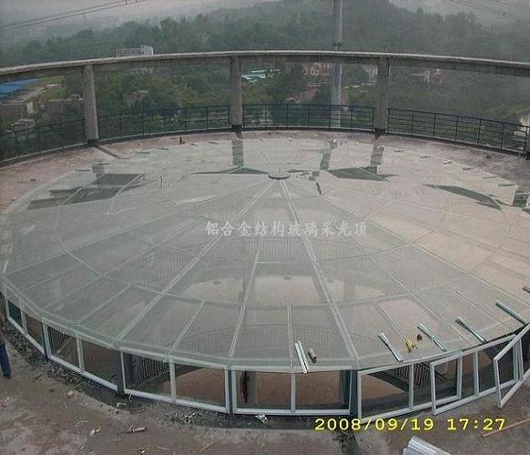 玻璃采光顶型材结构