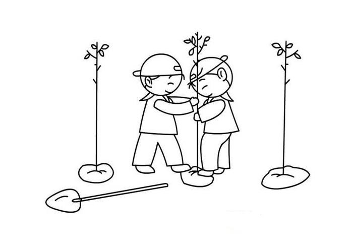 春天是播种的季节,让我们将一棵棵幼苗种在春雨中,让地球恢复自然,让