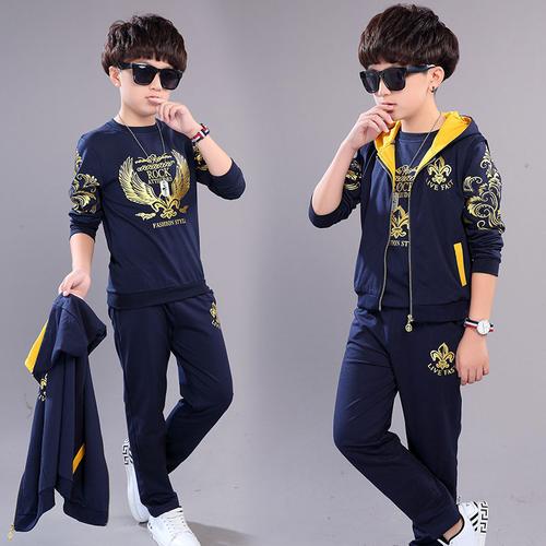 4到十岁5至12外套6男童装7小男孩8春秋衣服9小学生运动三件套装潮