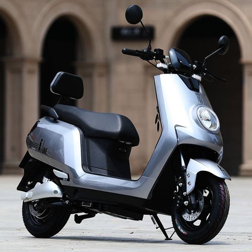 大牛电瓶车60v电动摩托车72v高速男女两轮双人大功率网红高速 本田灰