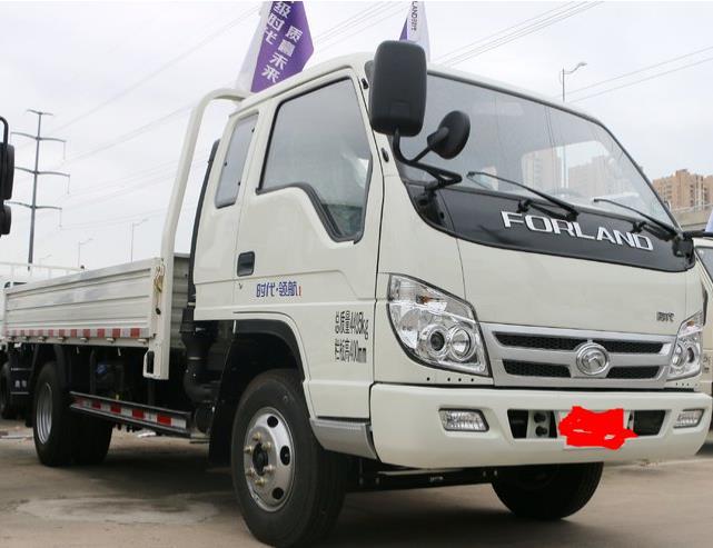 福田时代 小卡之星5 115马力 3.8米排半栏板轻卡(bj1043v9pba-m7)