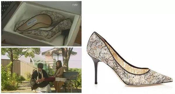 jimmy choo agnes 蕾丝镂空高跟鞋 agnes在希腊语中意为纯洁神圣 估计