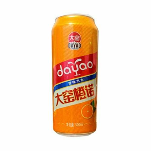 大窑嘉宾大窑橙诺整箱500ml易拉罐汽水内蒙古网红高颜值碳酸饮料