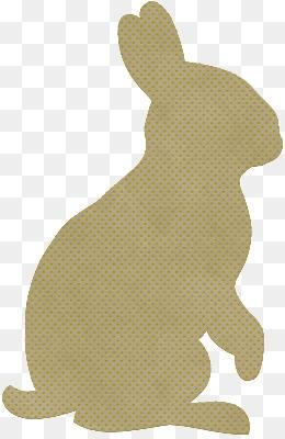 兔子剪影图片大全