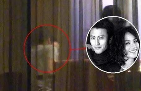 谢霆锋当众献吻王菲 感情甜蜜惹人羡 或好事将近图