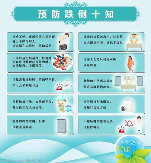 预防跌倒十知图片