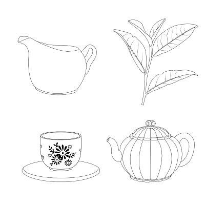 古风山水画茶艺茶壶展板背景茶艺茶文化茶叶茶茶道