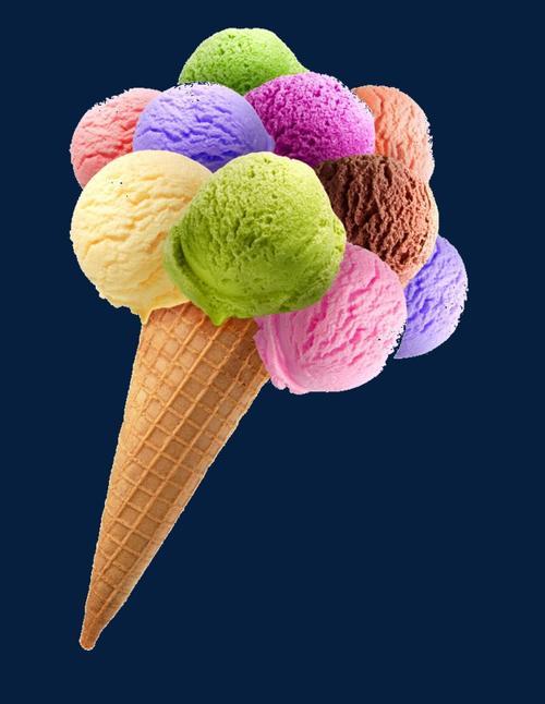 圆球冰淇淋黑板报 黑板报图片大全