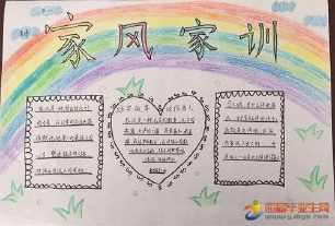 有关家规的英语手抄报 春节的英语手抄报