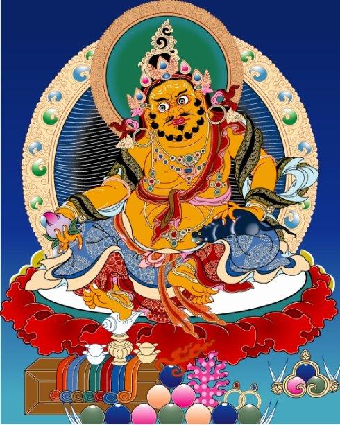 附:"黄财神水供"大共修         黄财神是位菩萨,早已修证五道十地