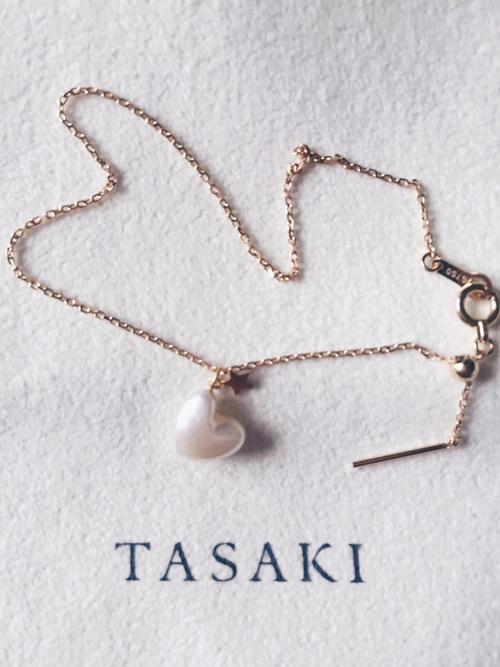 tasaki 心形珍珠 手链