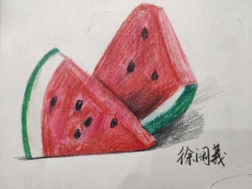 世正美校2020五年级彩铅画课程展示