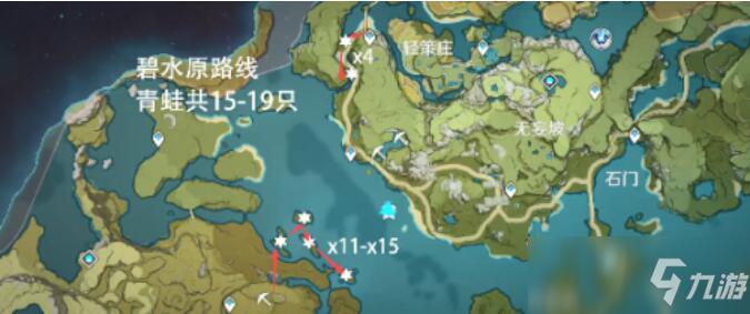 原神青蛙在哪抓青蛙位置分享