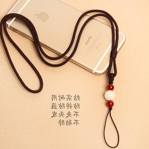 手机链挂饰中国国风手工编织挂绳潮牌个性古风手机挂件