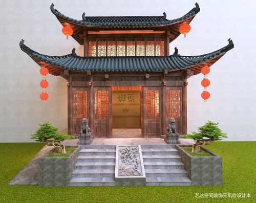 别墅古建筑大门