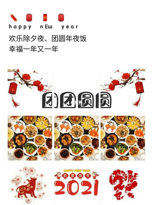 年夜饭 #大年夜 #九宫格朋友圈 #过年文案 除夕文案#除夕夜/#九宫格