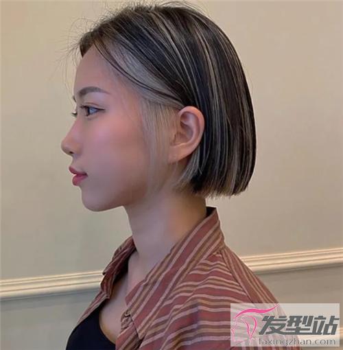 今年流行"一刀切短发" 个性十足回头率高-女生短发-站