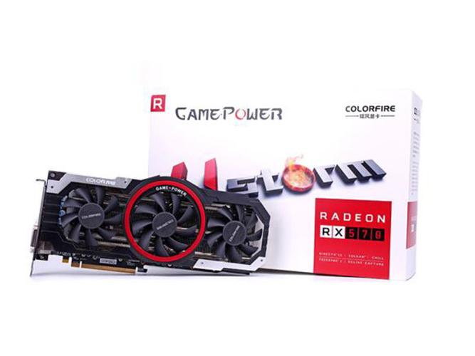 镭风rx 570 ustorm 4g图赏