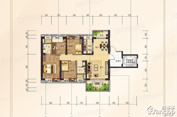 廉江碧桂园三期.盛世名门户型图