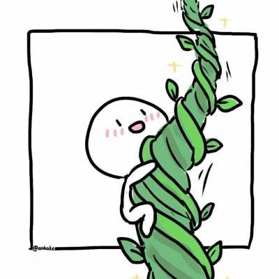 方框简笔小人情侣头像 高清好看的方框小人情侣头像图片