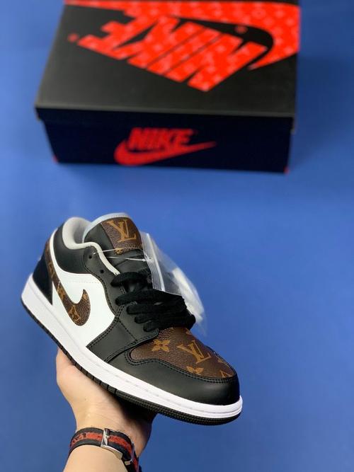aj1 lv 联名 乔1 低帮复古文化休闲运动篮球鞋