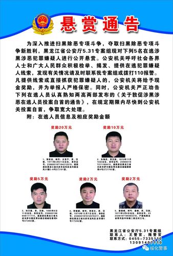 扫黑除恶,我们在路上------ 原标题:《悬 赏 通 告》