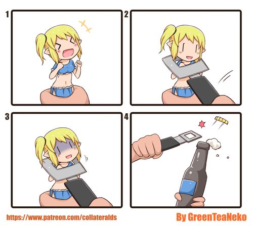 greenteaneko特别擅长将日常用品拟人(污)化▼ 1. 2. 3. 4. 5. 6. 7.