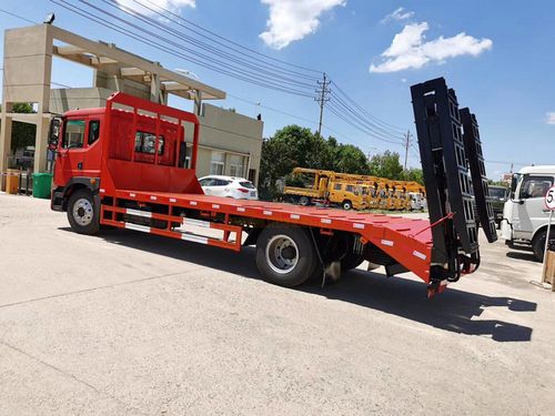 东风多利卡d9平板运输车图片