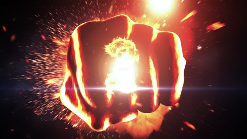 热血开场烈火拳头10秒倒计时_1920x1080_高清视频素材下载(编号