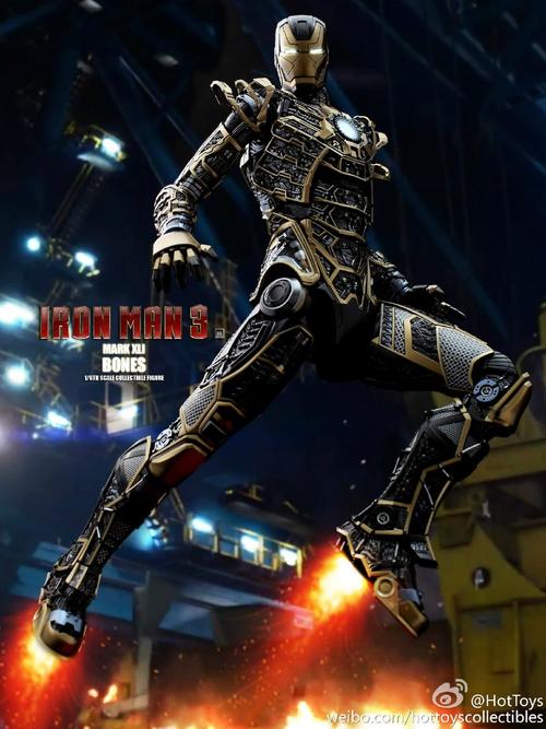 hottoys 1/6 《钢铁侠3》-mk41 骨骼 / mark xli - bones