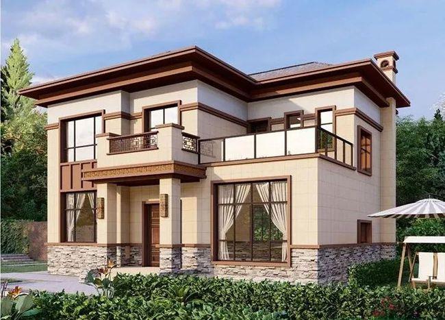 重庆万州二层新中式农村自建房设计图纸农村盖别墅建房图施工图