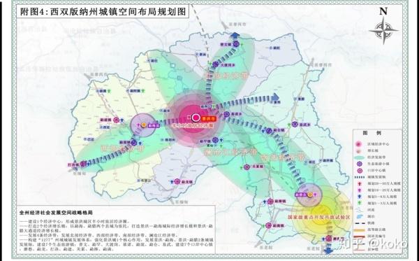 区域的经济中心是景洪市,必将把景洪作为国家重点开发实验区的城市