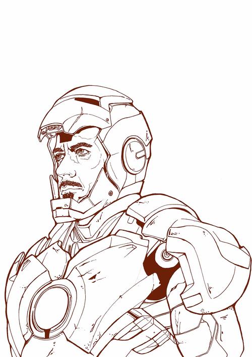 钢铁侠|插画|创作习作|mondotron - 原创作品 - 站酷 (zcool)