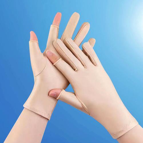 2指冰丝手套夏季春秋天漏半截露二指采摘茶防晒薄款骑行开车女士 参数