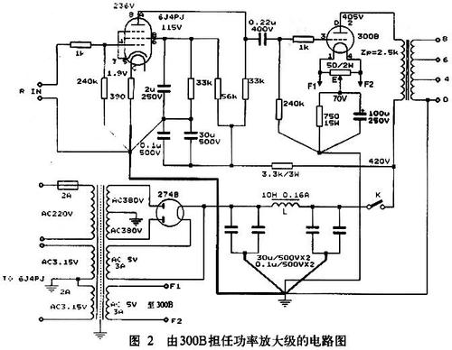 300b单端胆机的原理及制作