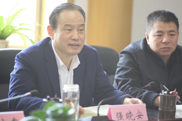副市长强晓安赴富平县拜会渭南市委常委,富平县委书记郭志英