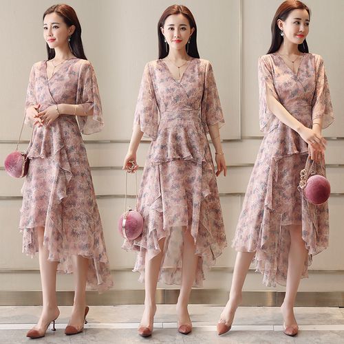 水云间2018夏新款古贝莎台湾品牌睐旗舰店女装粉红玛丽正品连衣裙