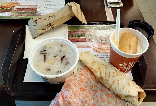 早饭吃的德克士