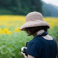 戴帽子 女生背影头像 森林系唯美小清新