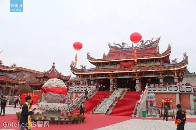 因古雷整岛搬迁潮流,天后宫迁建于新港城民俗文化园庙宇区,2018年岁末