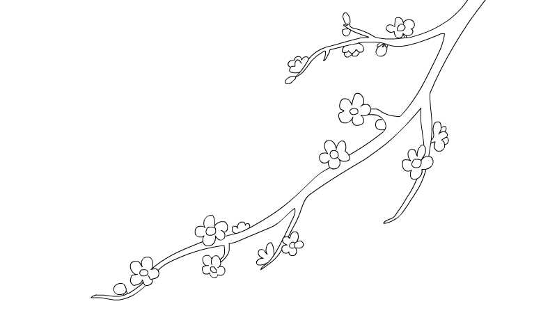 古诗梅花配图简笔画古诗梅花配图简笔画如何画