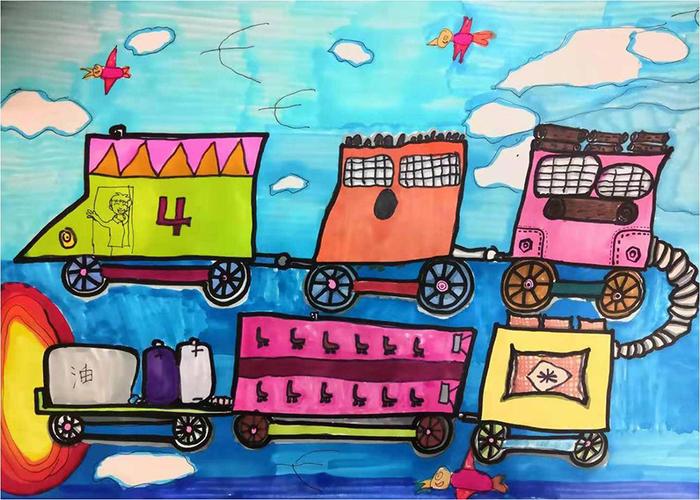 学生优秀科幻画绘画作品