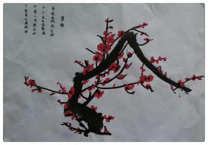 诗中有画,画中有诗——栾川县合峪中学手绘经典作品展