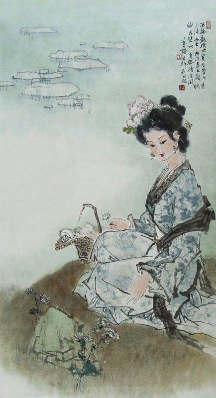 北京刘西园仕女作品