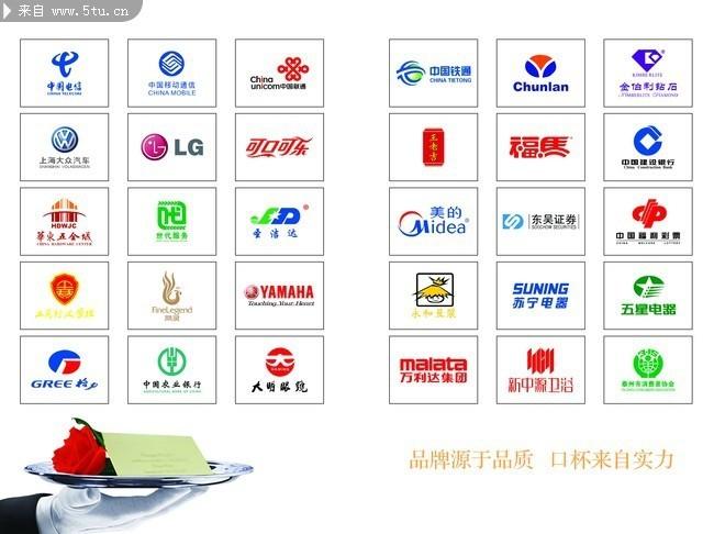 图片介绍当前图片:国内大企业公司标志psd素材,主题为标志设计psd