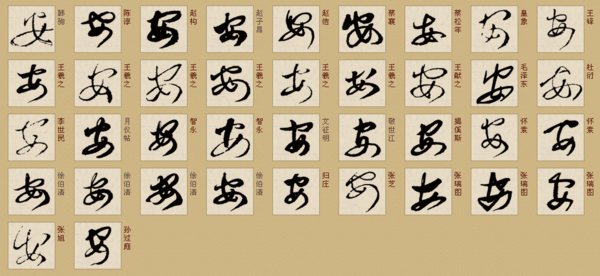 安字的草书怎么写 1,杜衍